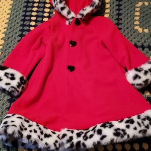 Cute Red swing jacket
